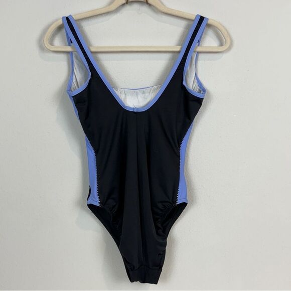 Miraclesuit Navy Lavender One Piece 10 - Picture 3 of 9